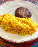 Arroz graneado con zanahoria y naranja 🍊