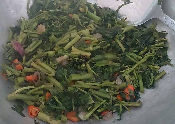 Resep Cah kangkung modifikasi mantap, nikmat dan cepat Anti Gagal