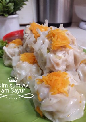 Foto resep Dim sum ayam sayur