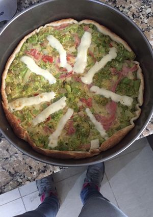 Una foto de Tarta de brocoli light