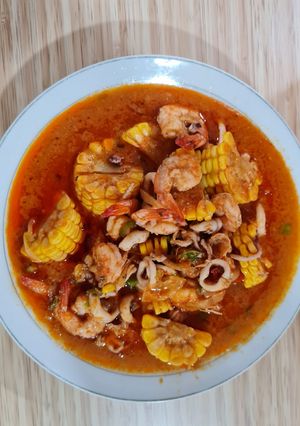 Foto resep Seafood Saos Padang