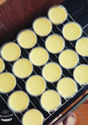 Hình của món Bánh flan nướng.