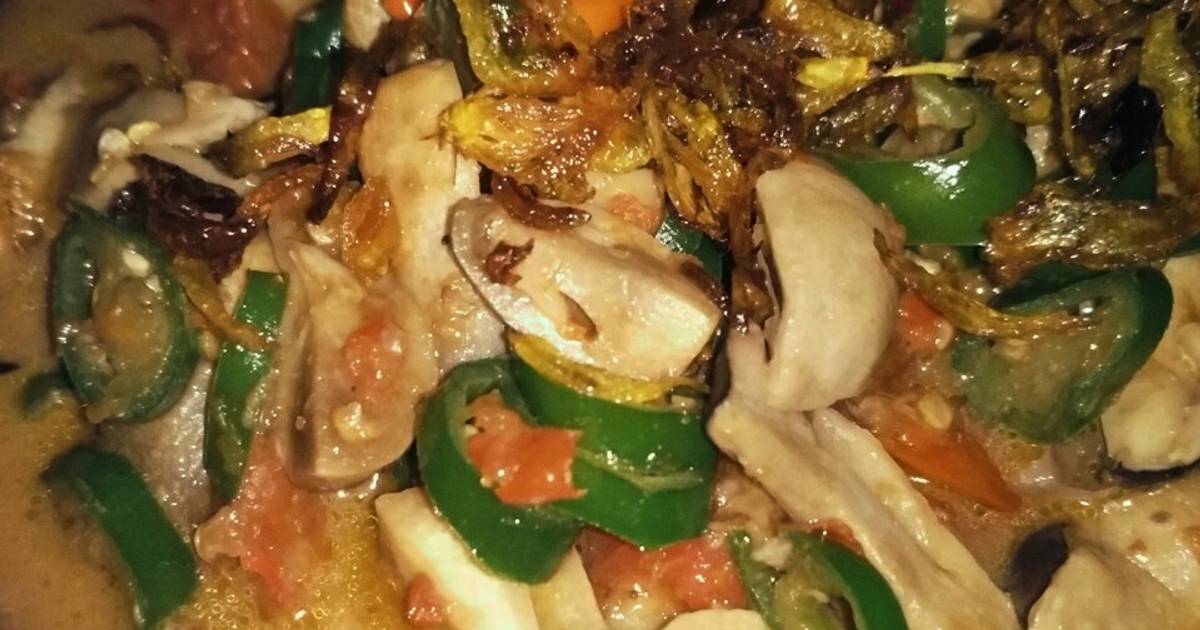Resep Jamur cabe ijo saus tiram pedes khas lombok oleh Mentari Pagi
