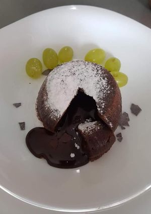 O poză a rețetei Lava cake.