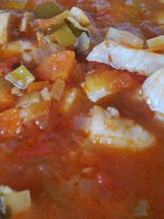 Una foto de Sopa de pescado