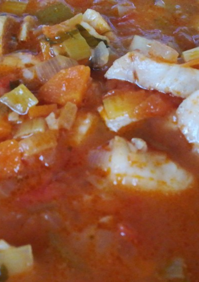 Una foto de Sopa de pescado