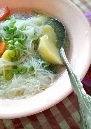 Foto resep Soup ayam bihun