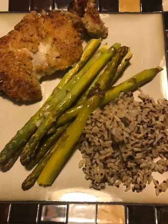 Easy Way Make Recipe One Pan Lemon Parmesan Chicken and Asparagus that is Awesome, So Delicious}