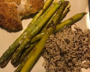 Fresh, Make Recipe One Pan Lemon Parmesan Chicken and Asparagus Very Delicious