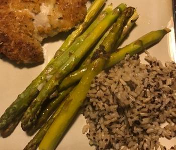 How To Prepare Recipe One Pan Lemon Parmesan Chicken and Asparagus Yummy