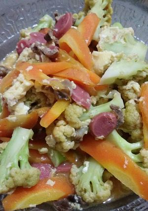 Foto resep Capcay Telur Orak Arik