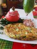Tomate relleno con atún