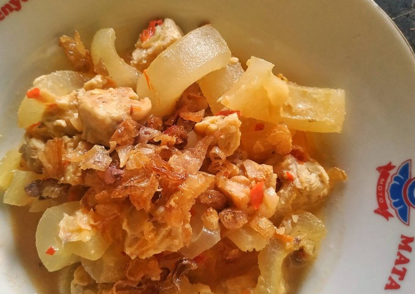 Sambal goreng kikil tempe