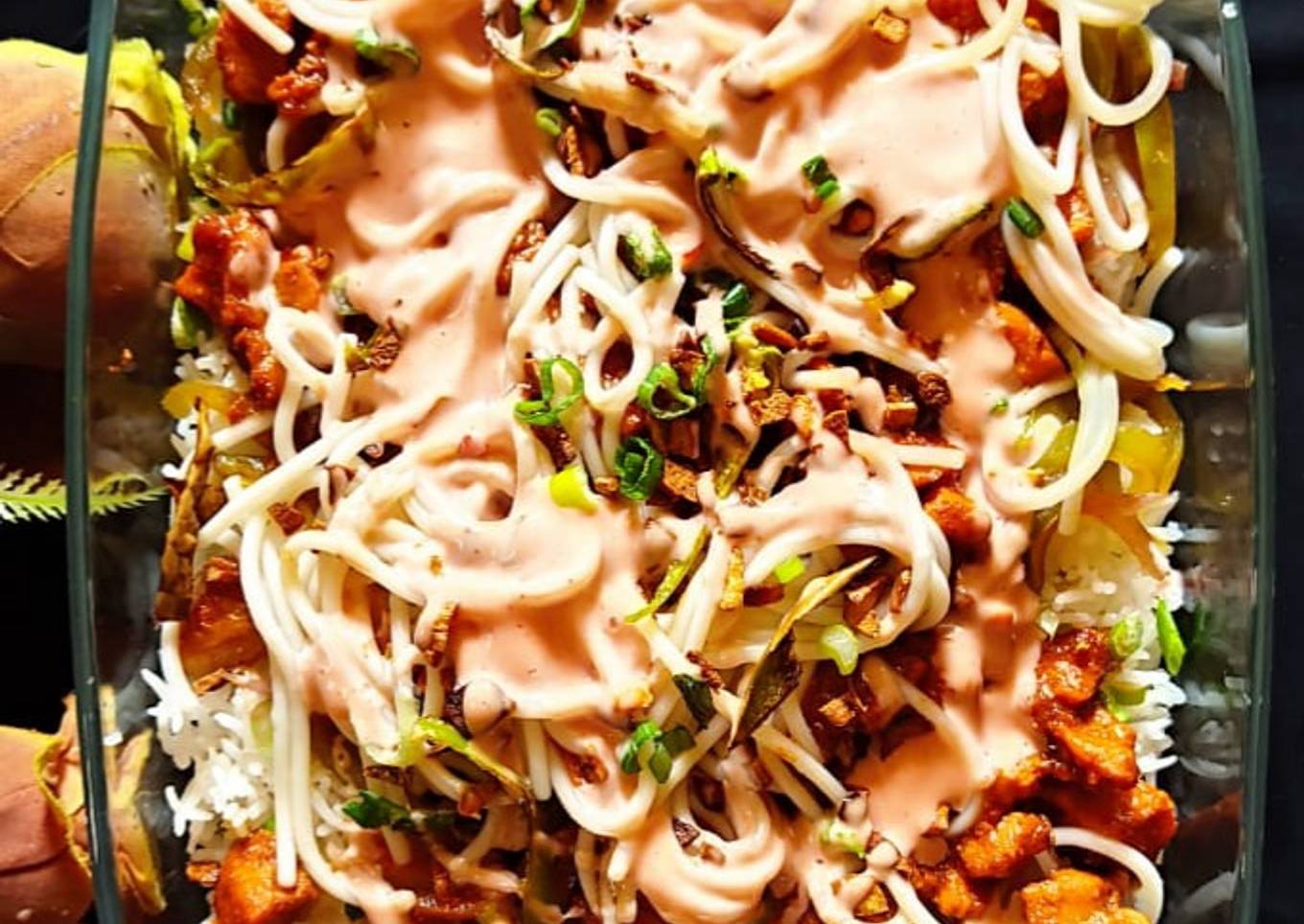 Mayo chicken rice