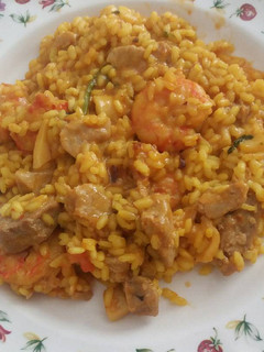 Una foto de Arroz de marisco