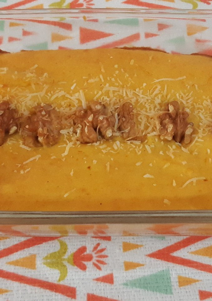 Una foto de Mini budín de naranja con nueces y coco