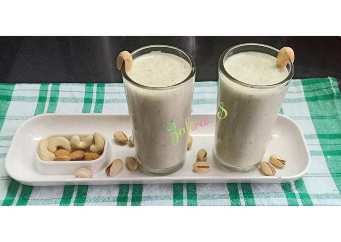 Recipe of Ultimate Dry Fruit Milkshake