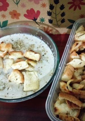 Foto resep Cream sup ala pizza h**