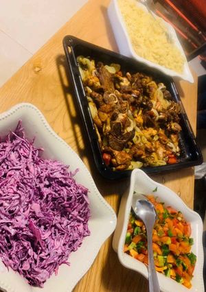 صورة لوصفة لحمة خروف بالفرن 😋