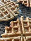 Waffle de banana