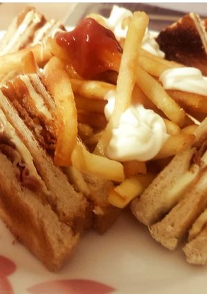 O poză a rețetei Club Sandwich.