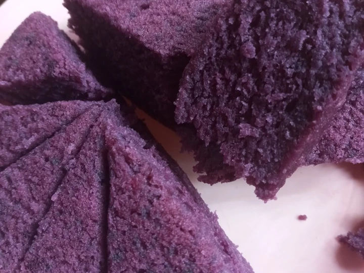 Cara Gampang Membikin Resep Bolu Ubi Ungu Kukus 1 Telur yang Lezat Anti Ribet, Mantap