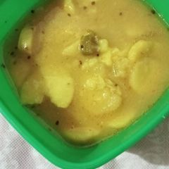 A picture of Arbi ki sabji.