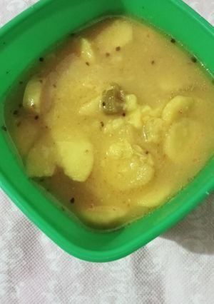 A picture of Arbi ki sabji.