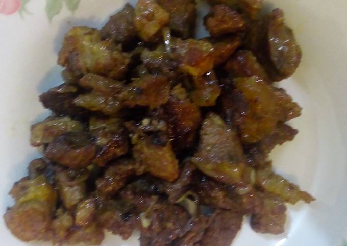 Fried beef