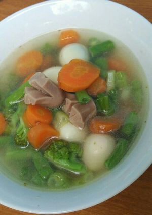 Foto resep Sop telur puyuh sosis