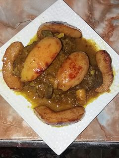صورة لوصفة طاجين بالسفرجل معسل
