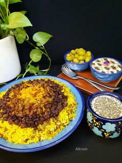 عکسی از دستور عدس پلو
