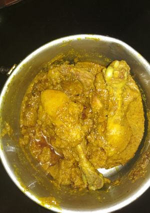A picture of Chicken kosha.
