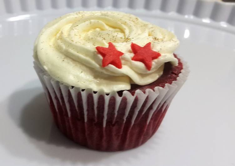 Cup Cake Red Velvet con Amor