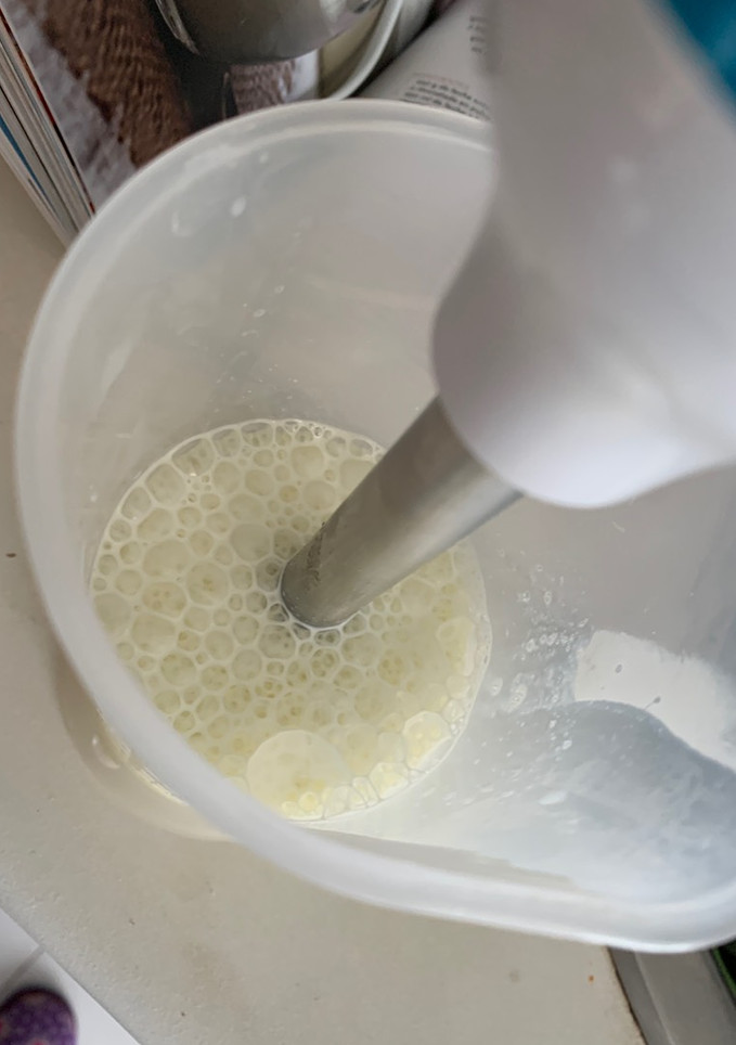 Una foto de Leche condensada saludable