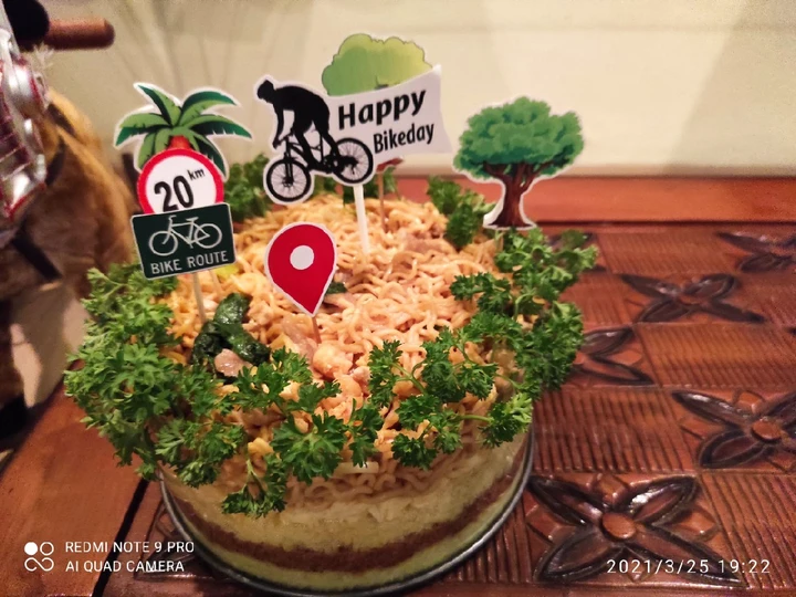 Langkah Gampang Menyiapkan Resep  Ulang Tahun Simpel (Nasi Kuning dan Mie Ulang Tahun yang Sempurna, Lezat Sekali