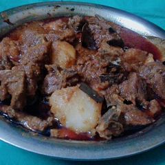 A picture of Mutton curry.