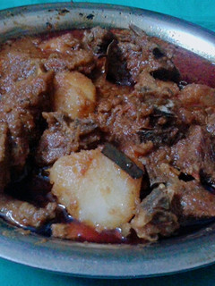 A picture of Mutton curry.