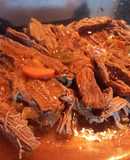 Carne desmechada o mechada