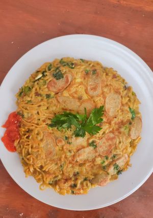Foto resep Omelette Indomie