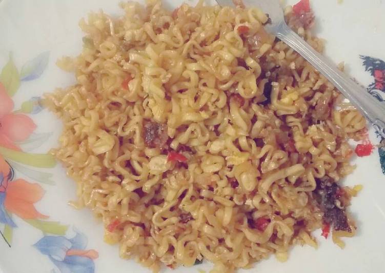 Resep Mie goreng tektek sederhana Anti Gagal