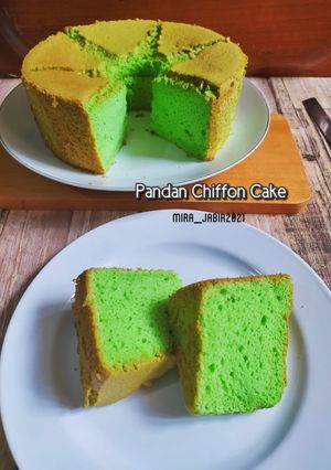 Foto resep Pandan Chiffon Cake (5 telur, tanpa BP dan tanpa CoT)