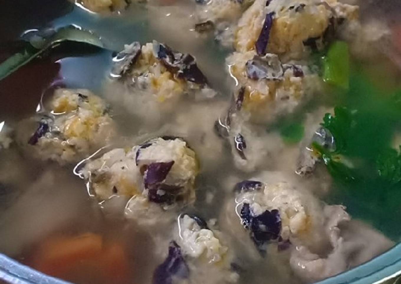 Sop lohua ayam udang
