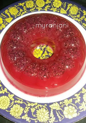 Foto resep Agar-Agar Buah Naga