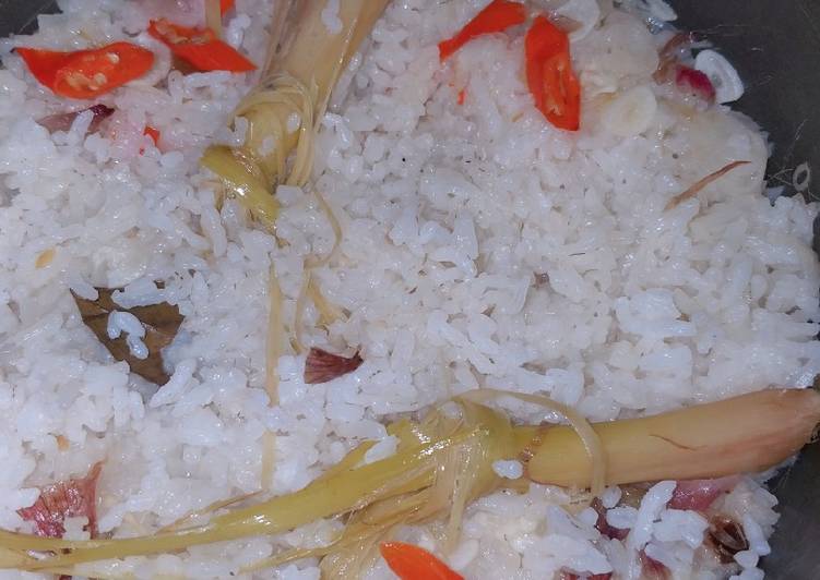 Nasi liwet rice cooker