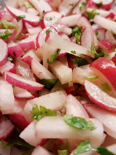 Una foto de Picadillo de Rábanos