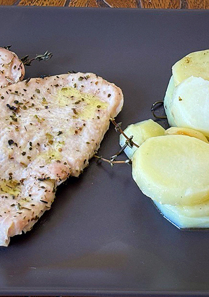 Una foto de Filetes de pavo con hierbas provenzales
