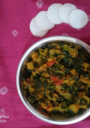 ભાજી નુ શાક(bhaji nu Shak Recipe in Gujarati) રેસીપી મુખ્ય ફોટો