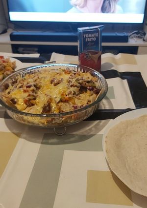 Una foto de Mi mexicano..!!! Fajitas y nachos