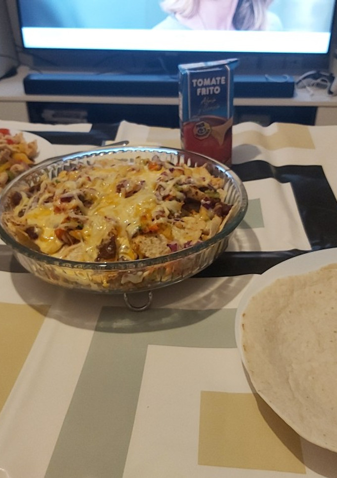 Una foto de Mi mexicano..!!! Fajitas y nachos